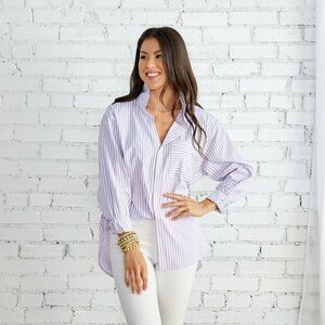 Caryn Lawn Shirt Lavender